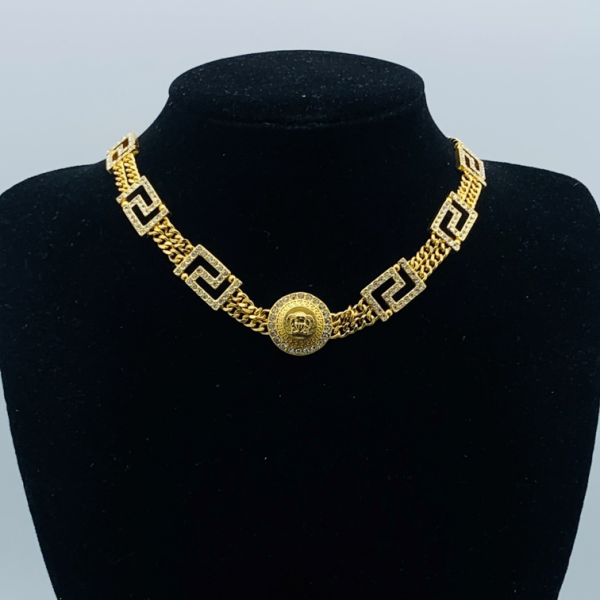 VERSACE NECKLACE 18K GOLD PLATED Y169882