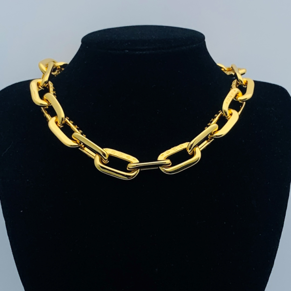 LV NECKLACE 18K GOLD PLATED Y176330
