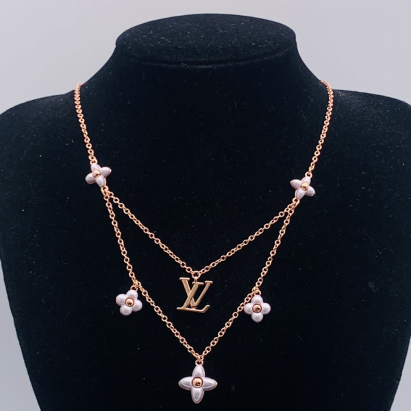 LV NECKLACE 18K GOLD PLATED Y191037