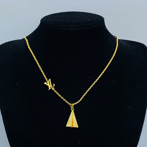 LV NECKLACE 18K GOLD PLATED Y193602