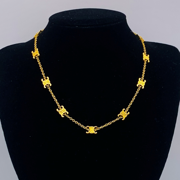 CELINE NECKLACE 18K GOLD PLATED Y177957
