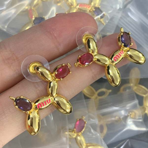 MIUMIU EARRING 18K GOLD PLATED Y163748