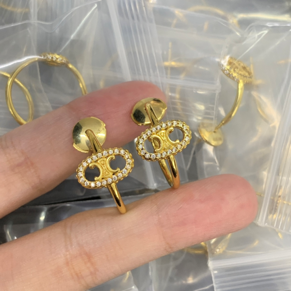 CELINE EARRING 18K GOLD PLATED Y160314