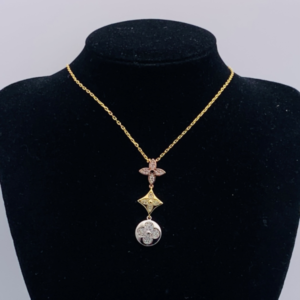 LV NECKLACE 18K GOLD PLATED Y184750