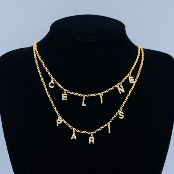 CELINE NECKLACE 18K GOLD PLATED Y173568